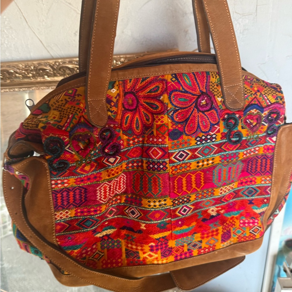Colorful Embroidered Women's Bag